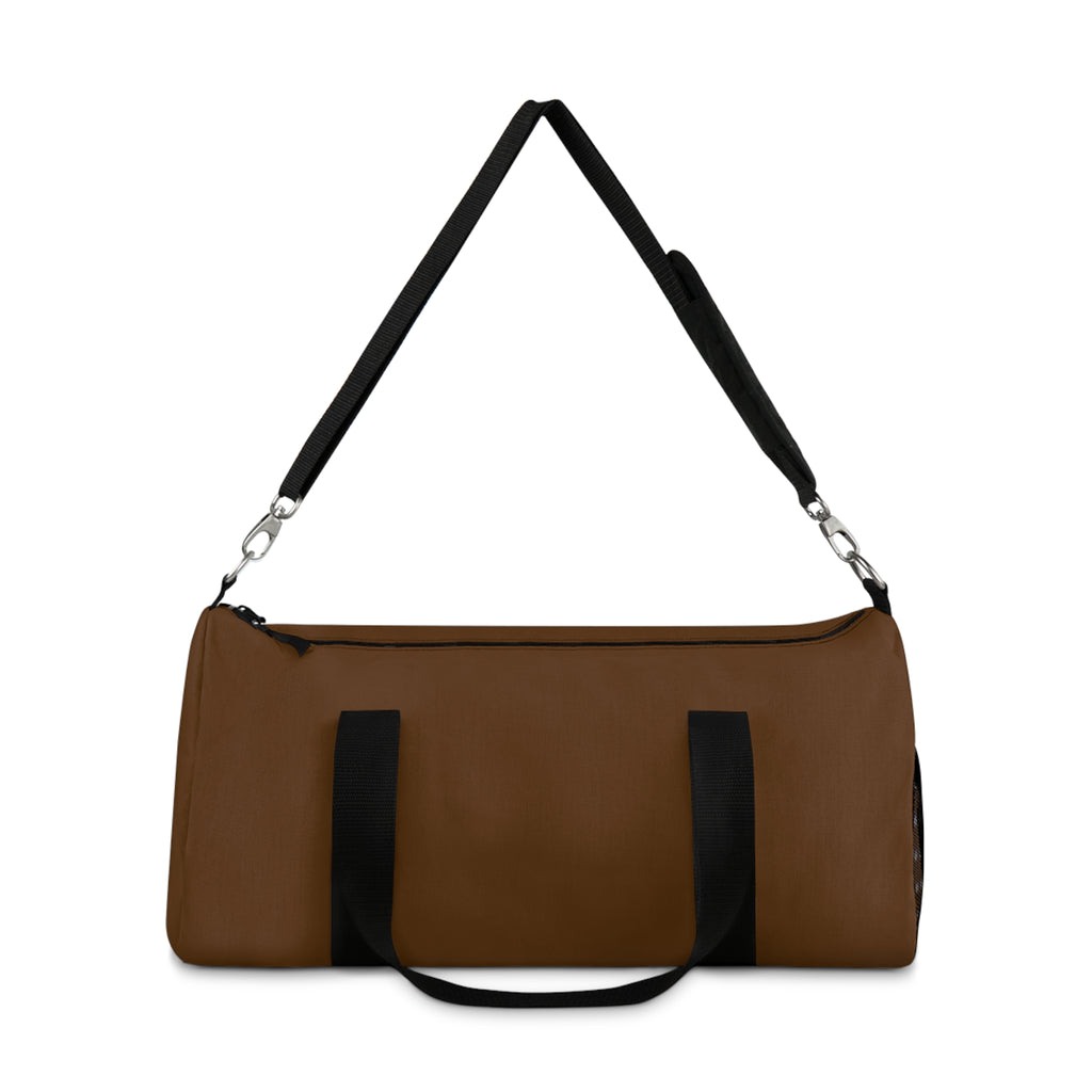 XT9 Classic Brown Leather-Style Duffel Bag — Travel Gym Weekender
