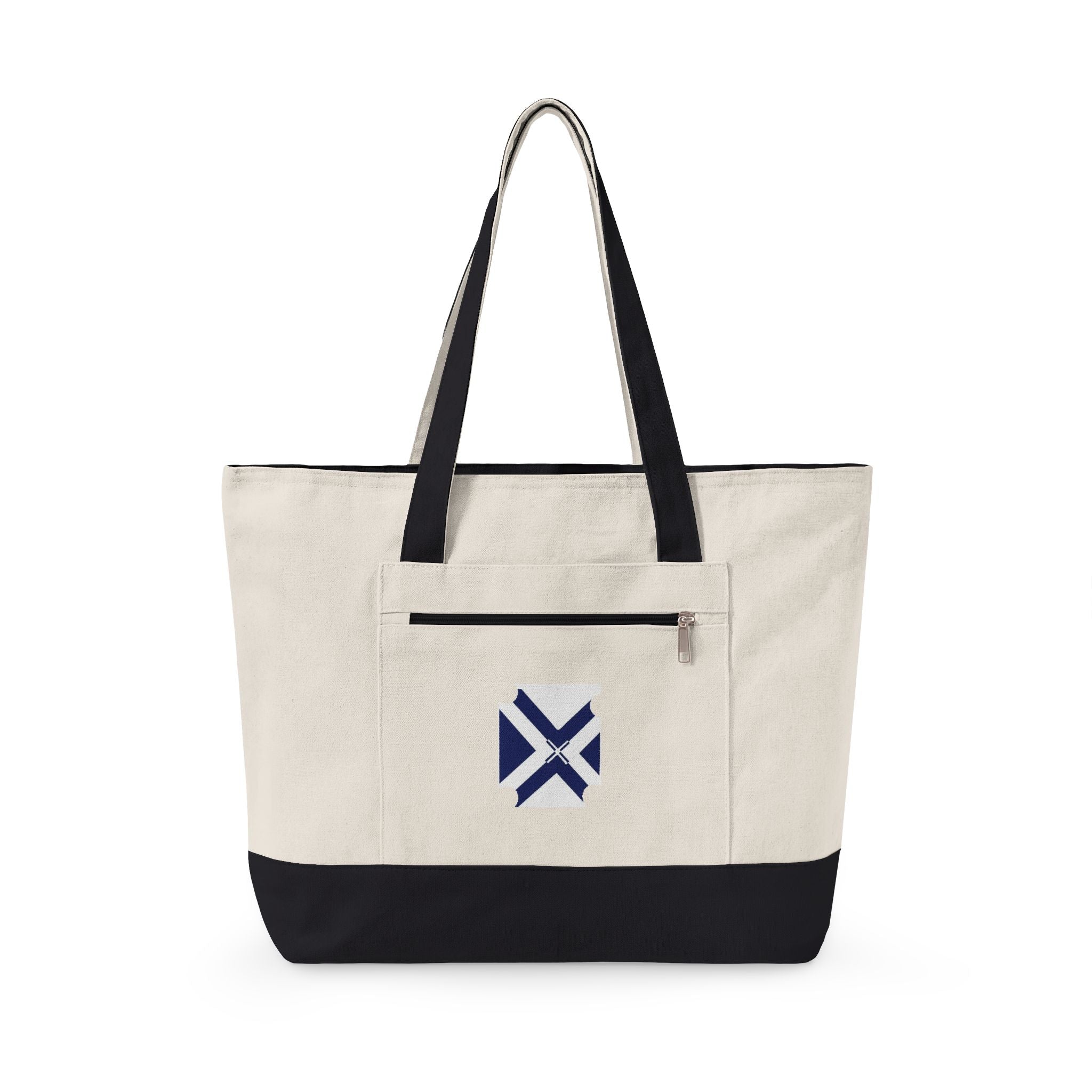 XT7 Zippered Canvas Tote — Durable Everyday Shoulder Bag