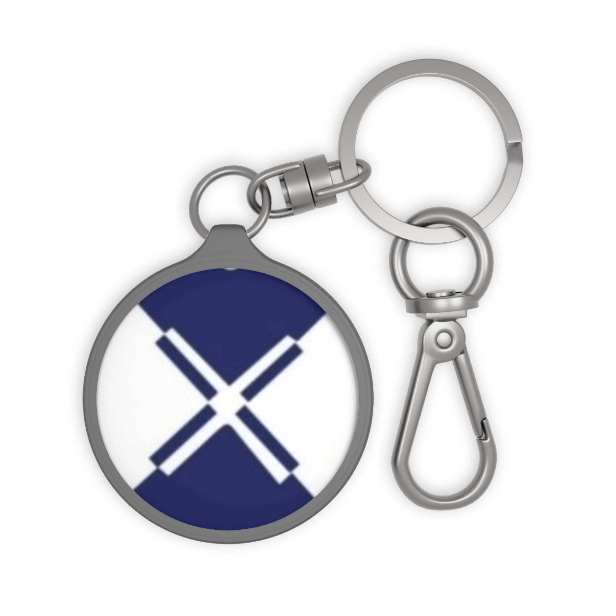 XT2 Keyring Tag — Round Flag Keychain