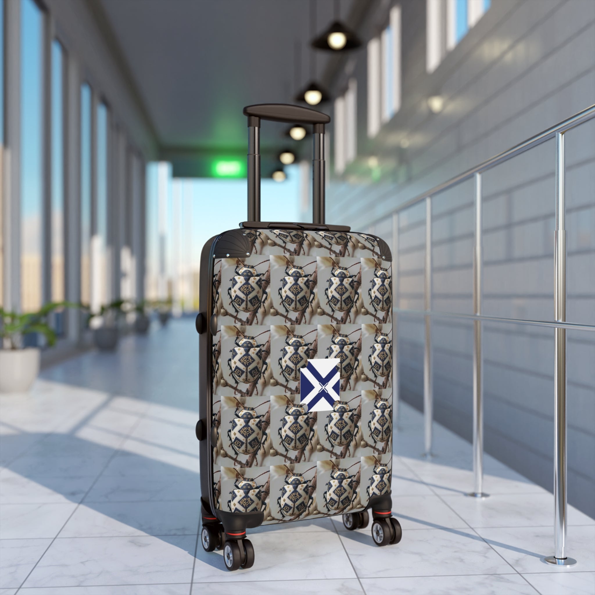 XT Suitcase — Minimal Monogram Luggage