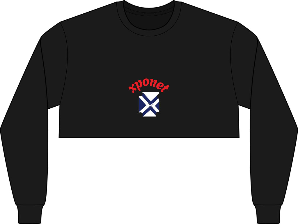 Women's FWD Fashion Crop Long Sleeve Tee