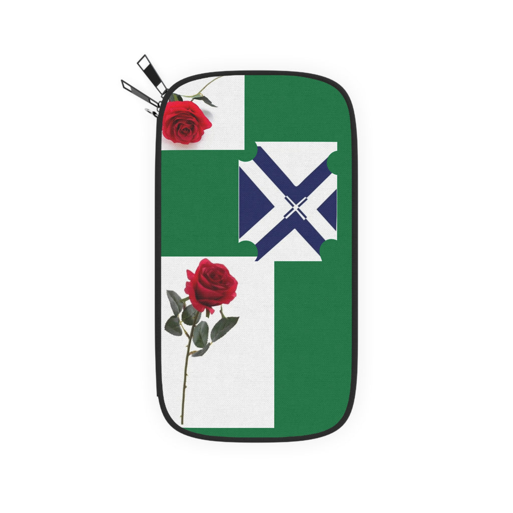 XT Rose Passport Wallet — Floral Rose Travel Document Holder