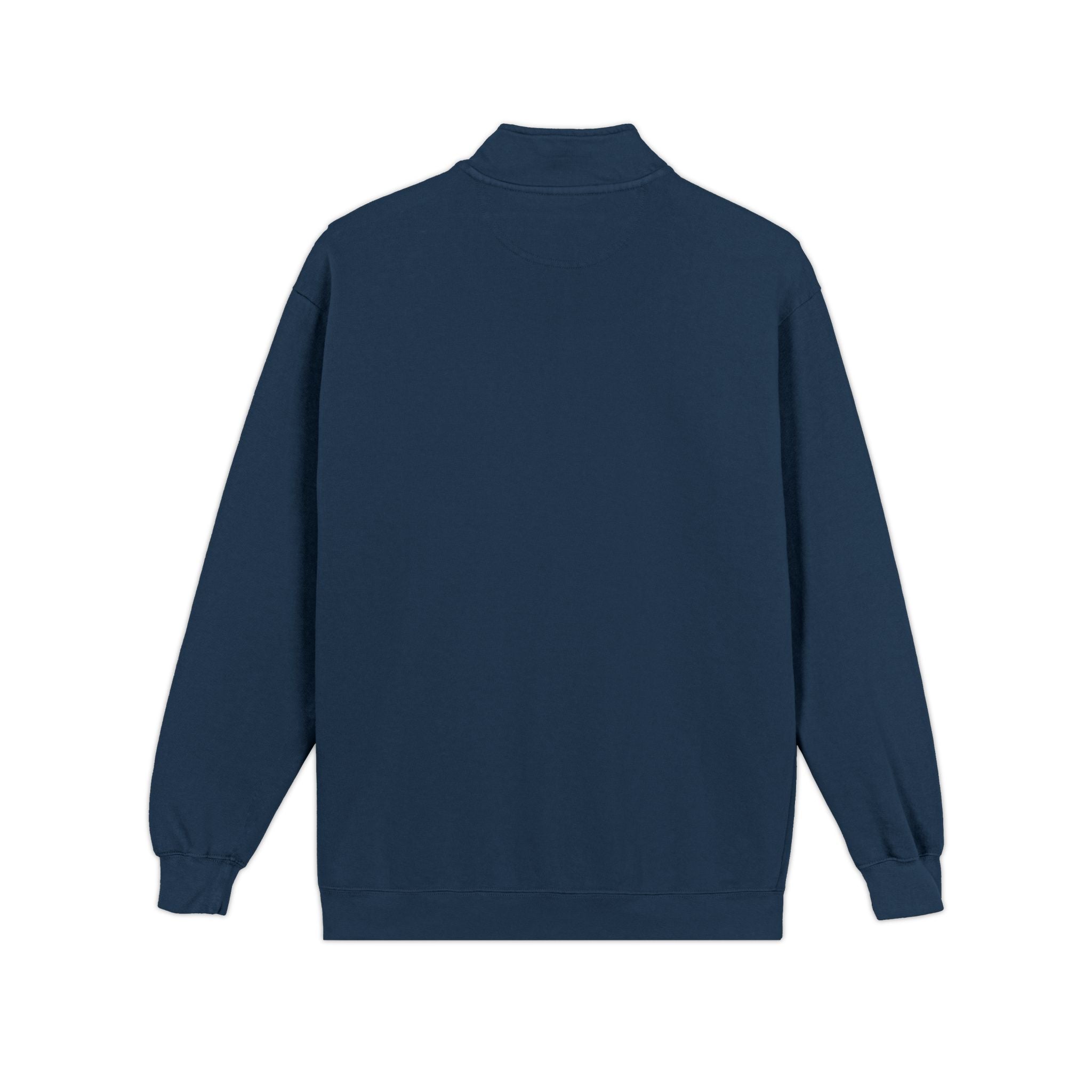 Minimalist Geometric Quarter-Zip Sweatshirt