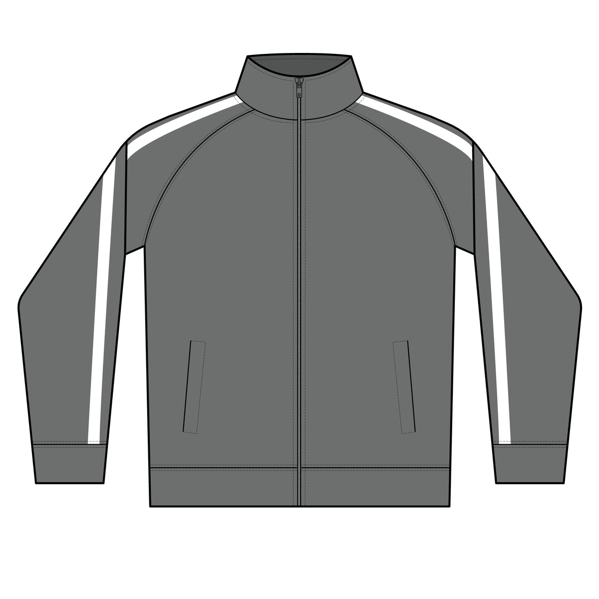 Men's Lightweight Poly-Tech Full-Zip Track Jacket