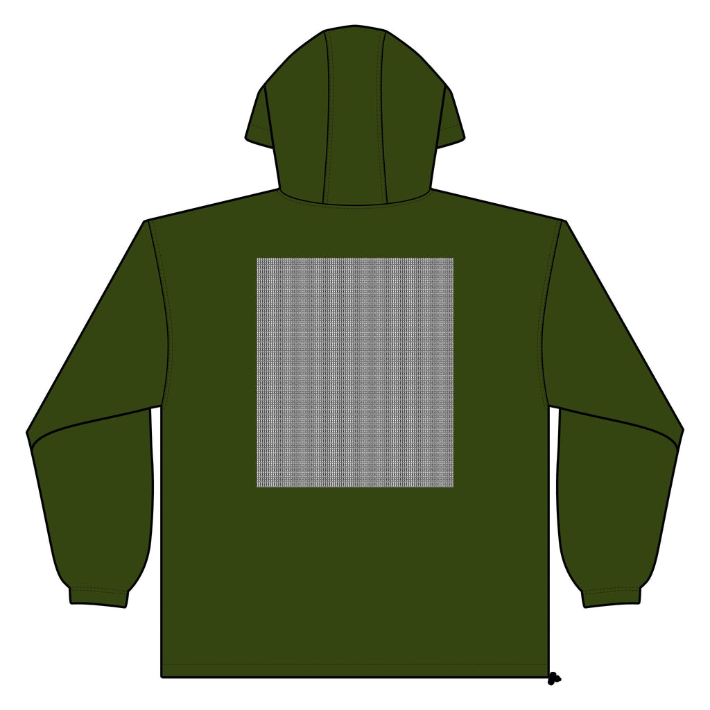 Unisex Lightweight Quarter-Zip Windbreaker Pullover Jacket