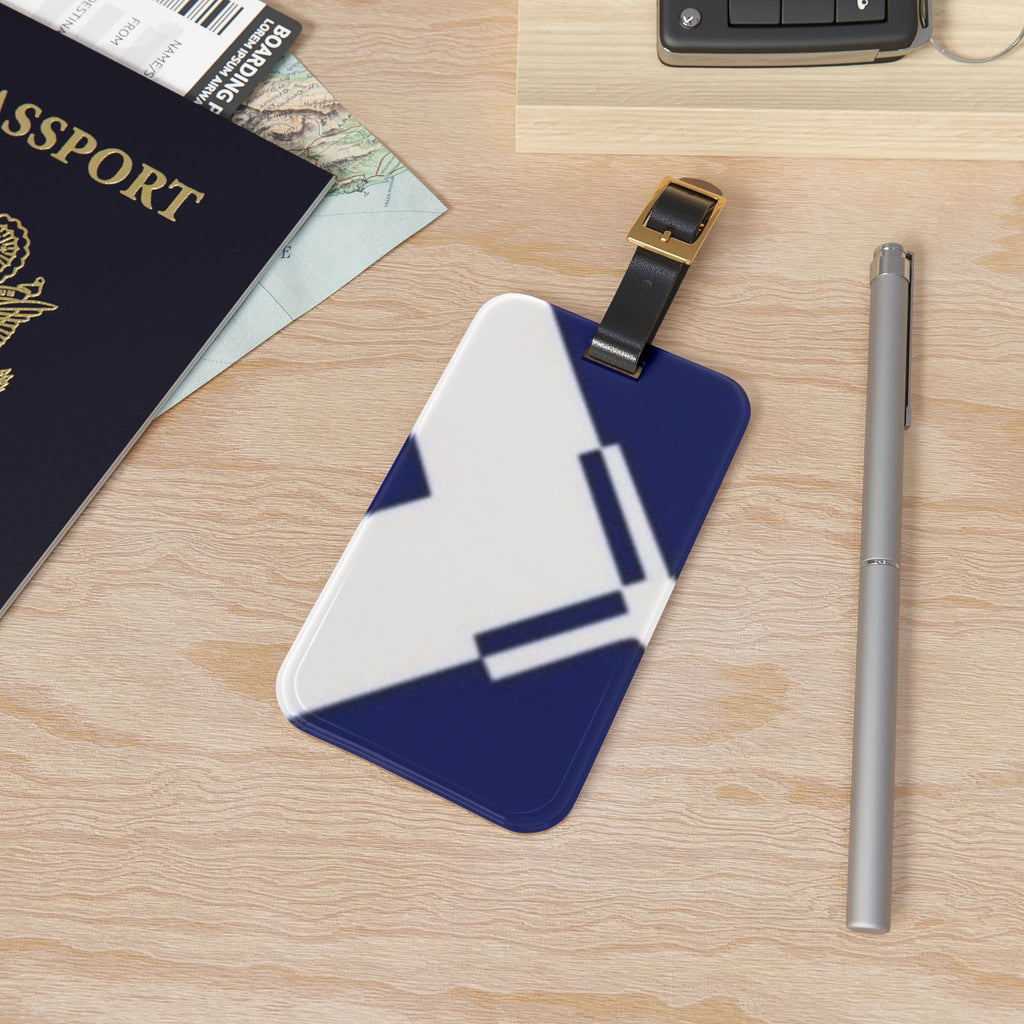 XT1 Luggage Tag — Navy & White Travel ID Technology