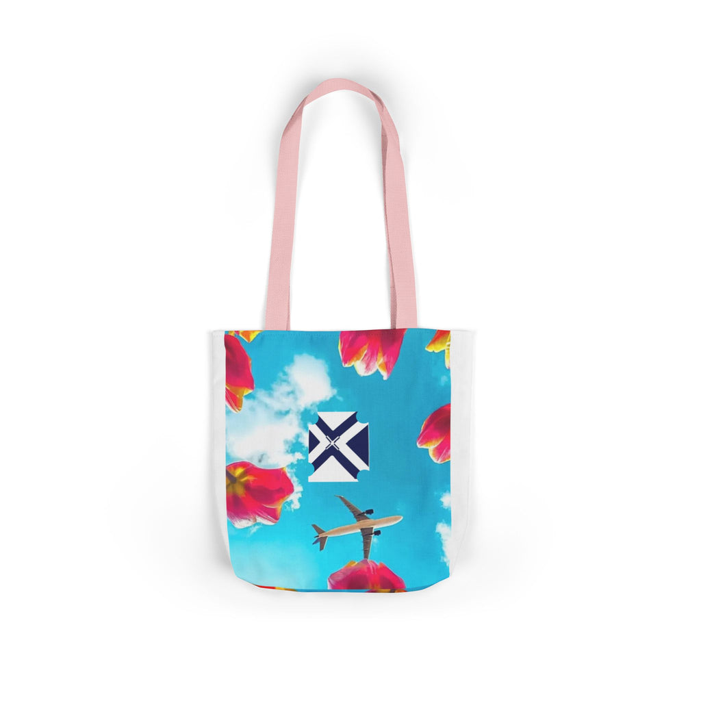 Xt Canvas Tote Bag — Minimalist Monogram Shoulder Tote