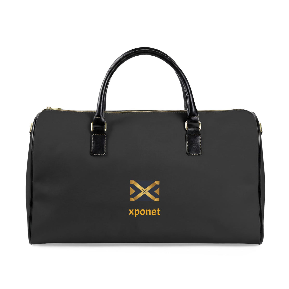 Faux Leather Travel Bag