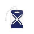 Navy Saltire Luggage Tag — Scottish Cross Travel ID Tag