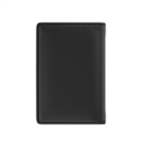Geometric Green & Navy Passport Cover — Travel Wallet with Modern Tile Pattern