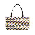 XT9 Navy & Yellow Weekender Tote — Stylish Summer Travel Bag