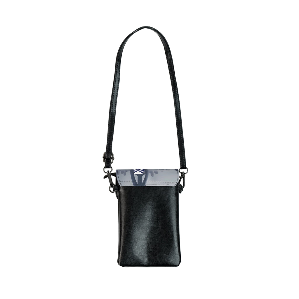 Small Phone Wallet Crossbody — Urban Skyline Design
