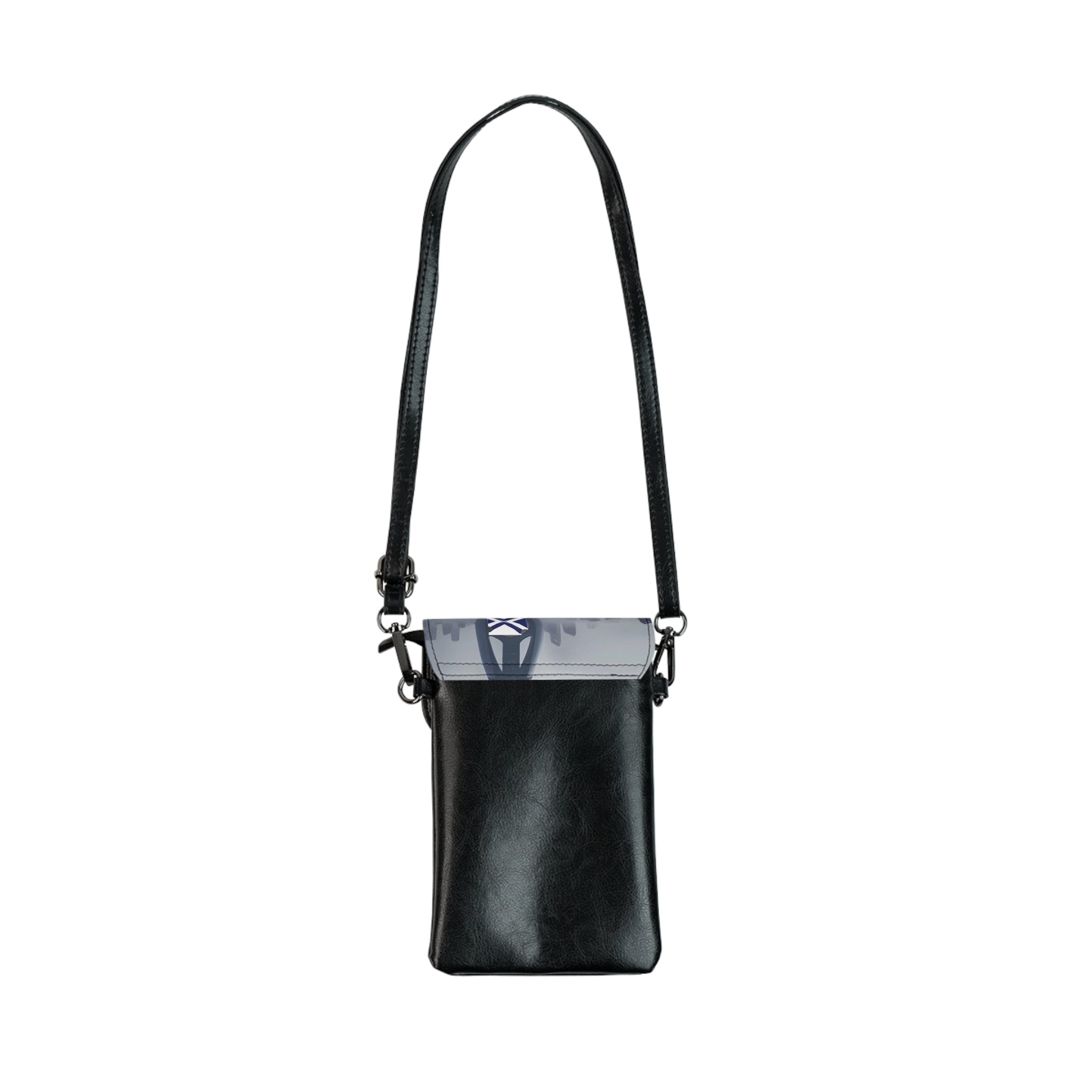 Small Phone Wallet Crossbody — Urban Skyline Design