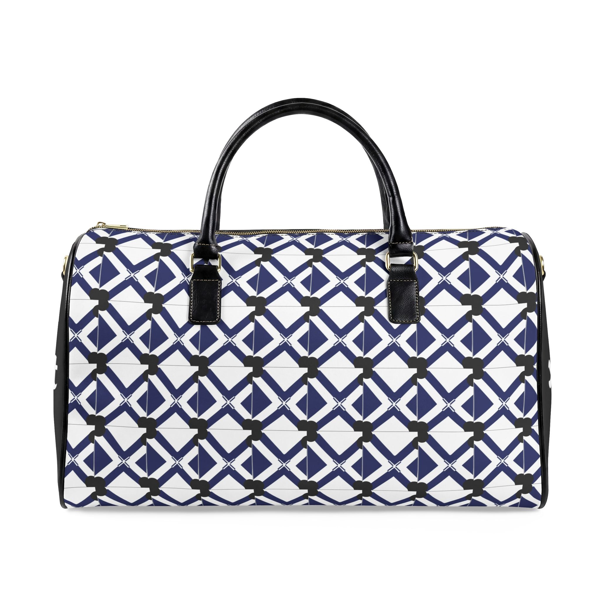 Faux Leather Travel Bag