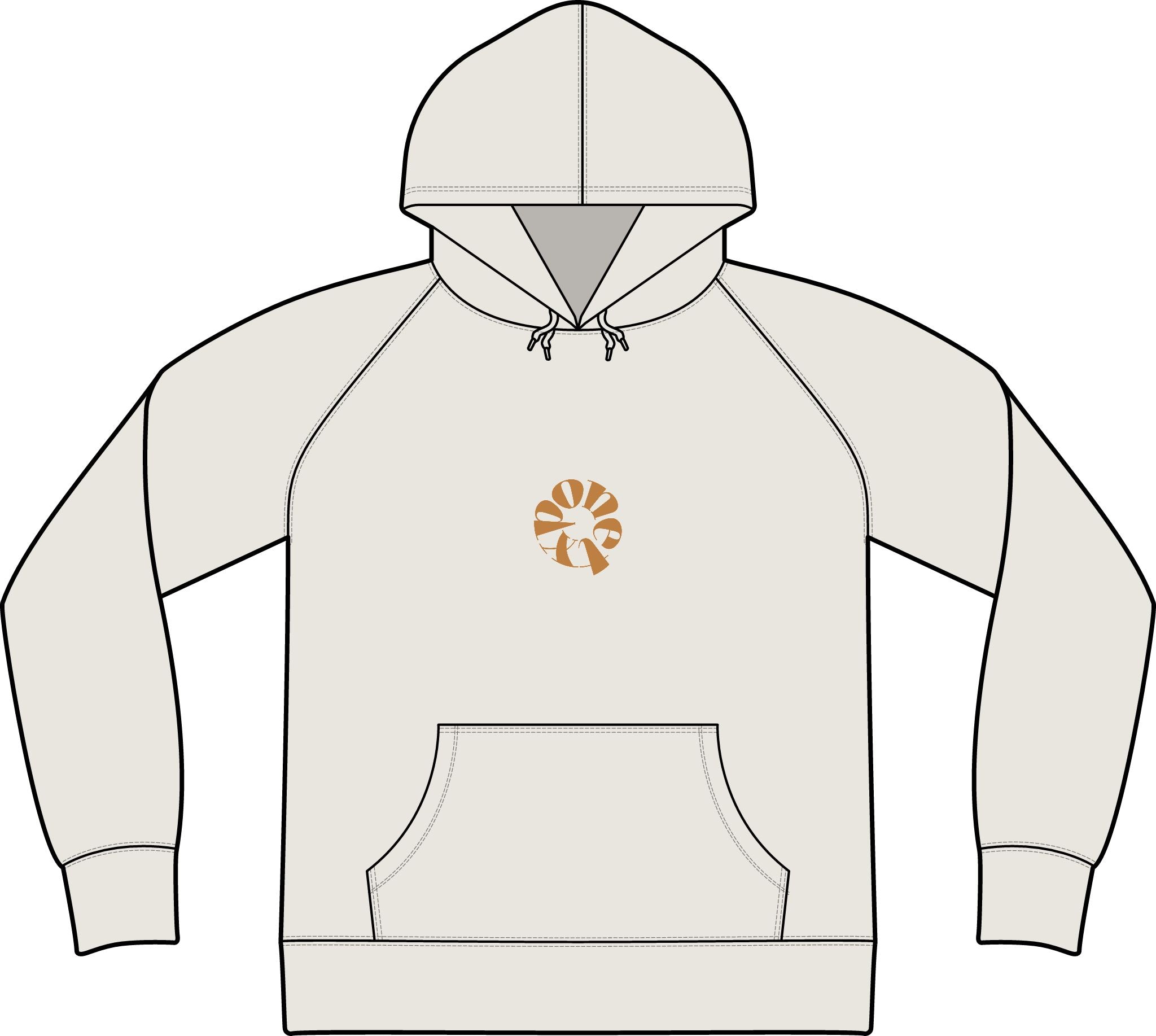 Unisex Icon Lightweight Loopback Terry Hooded Sweatshirt