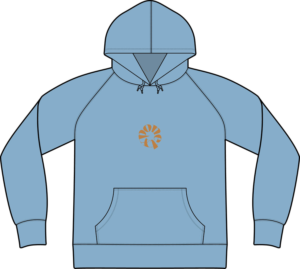 Unisex Icon Lightweight Loopback Terry Hooded Sweatshirt