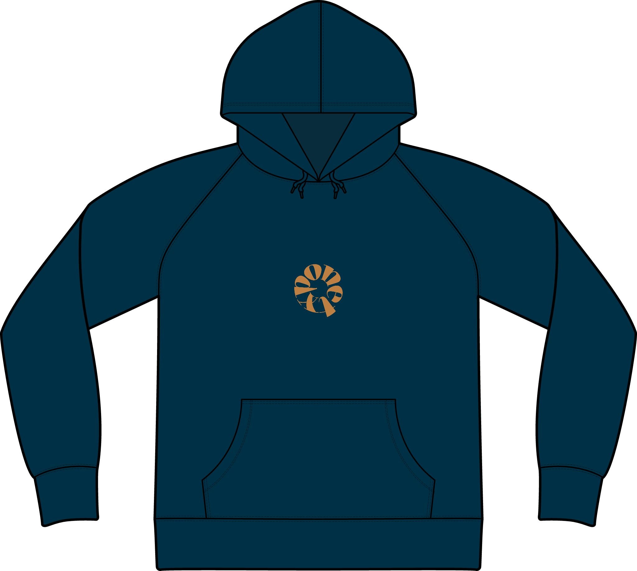 Unisex Icon Lightweight Loopback Terry Hooded Sweatshirt