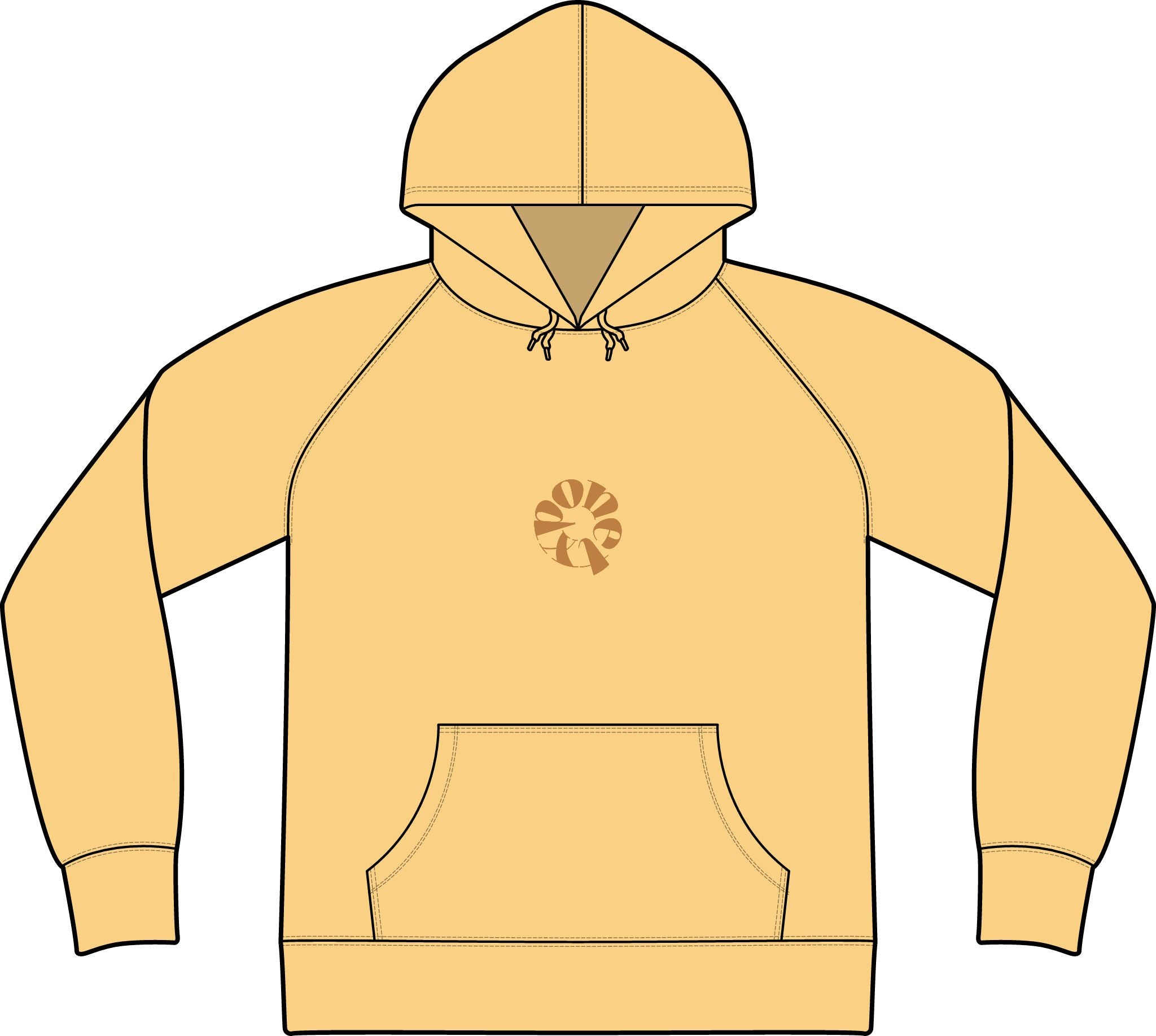Unisex Icon Lightweight Loopback Terry Hooded Sweatshirt