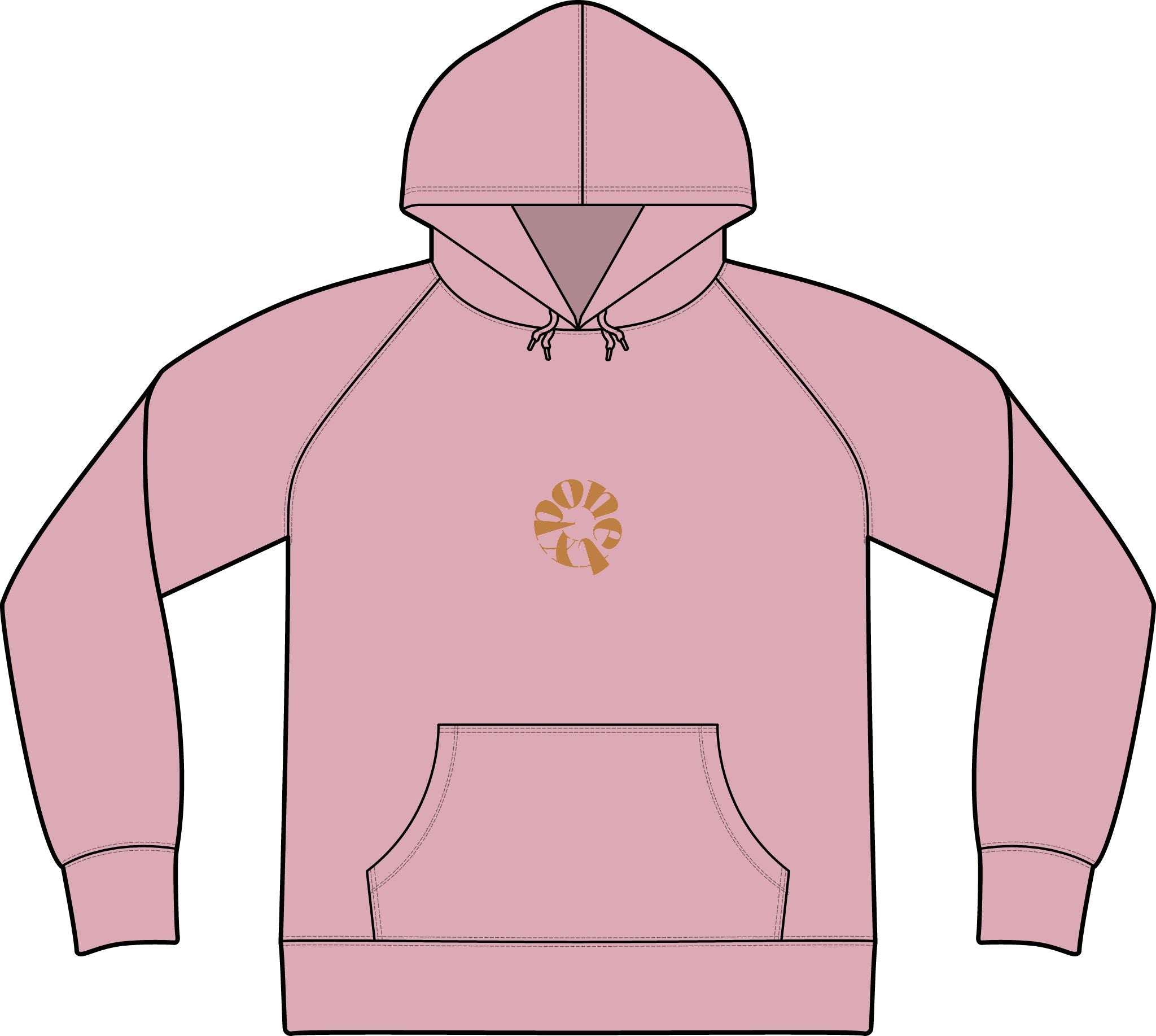 Unisex Icon Lightweight Loopback Terry Hooded Sweatshirt