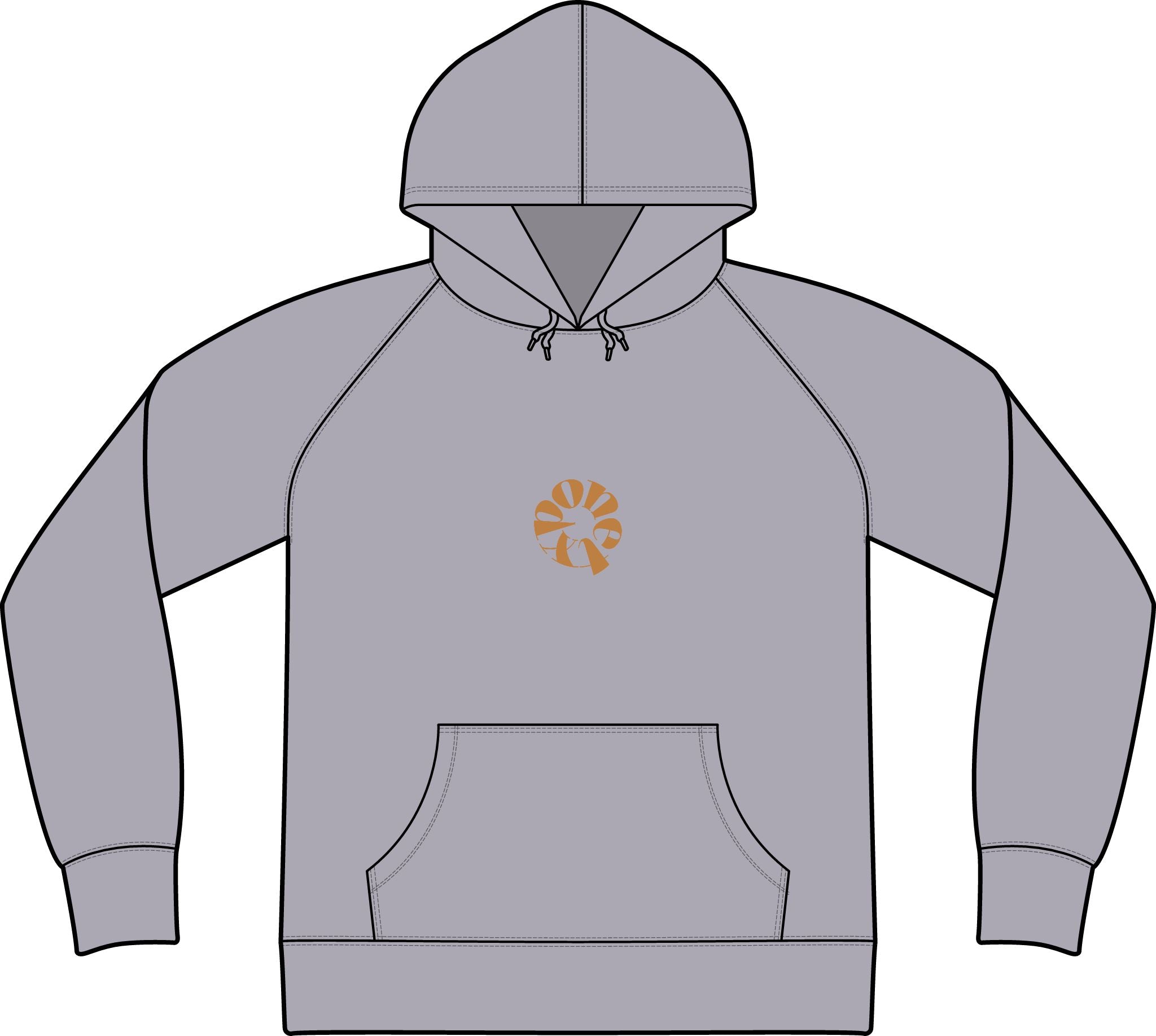 Unisex Icon Lightweight Loopback Terry Hooded Sweatshirt