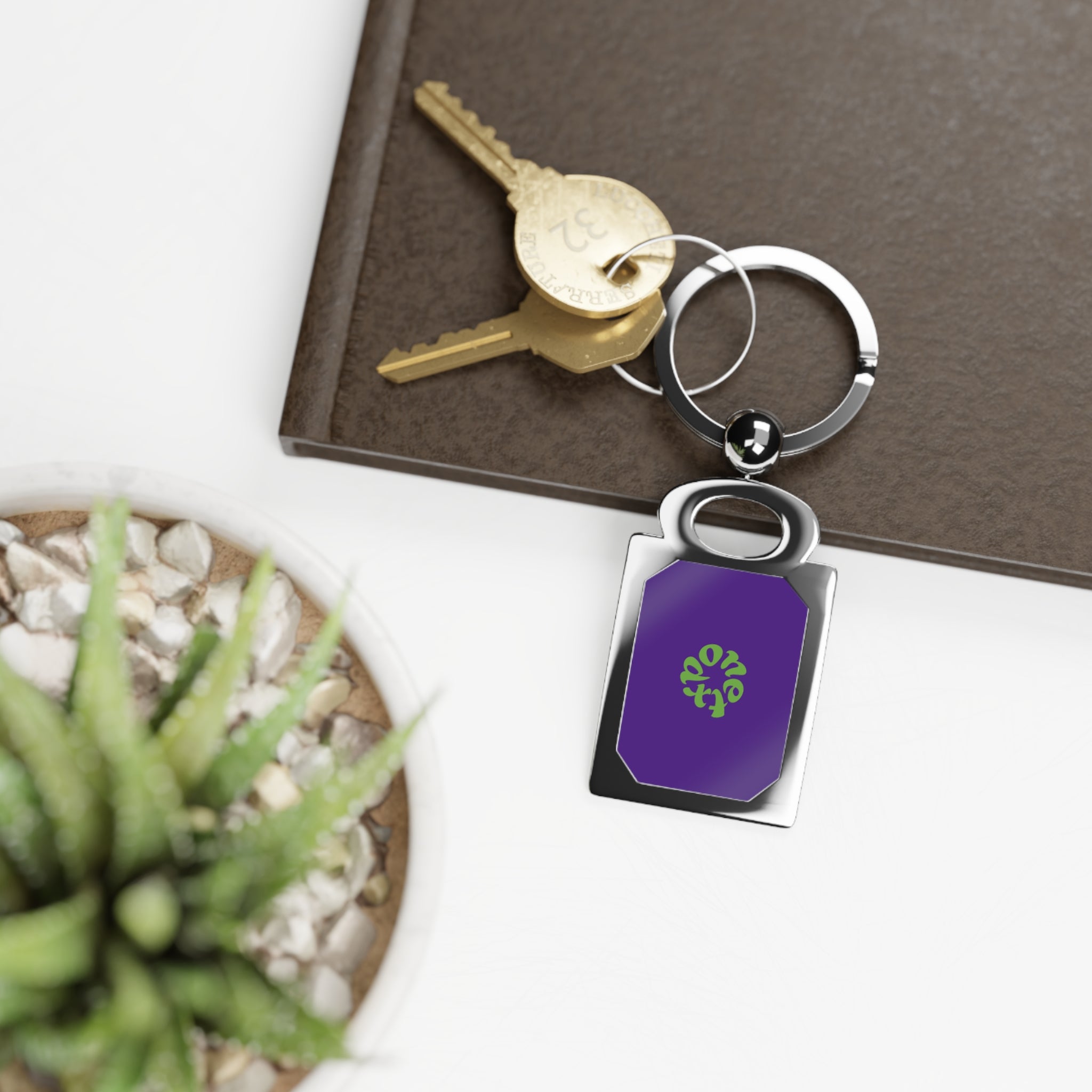 Rectangle Photo Keyring