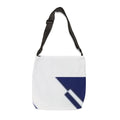 Minimal Navy Arrow Adjustable Tote Bag