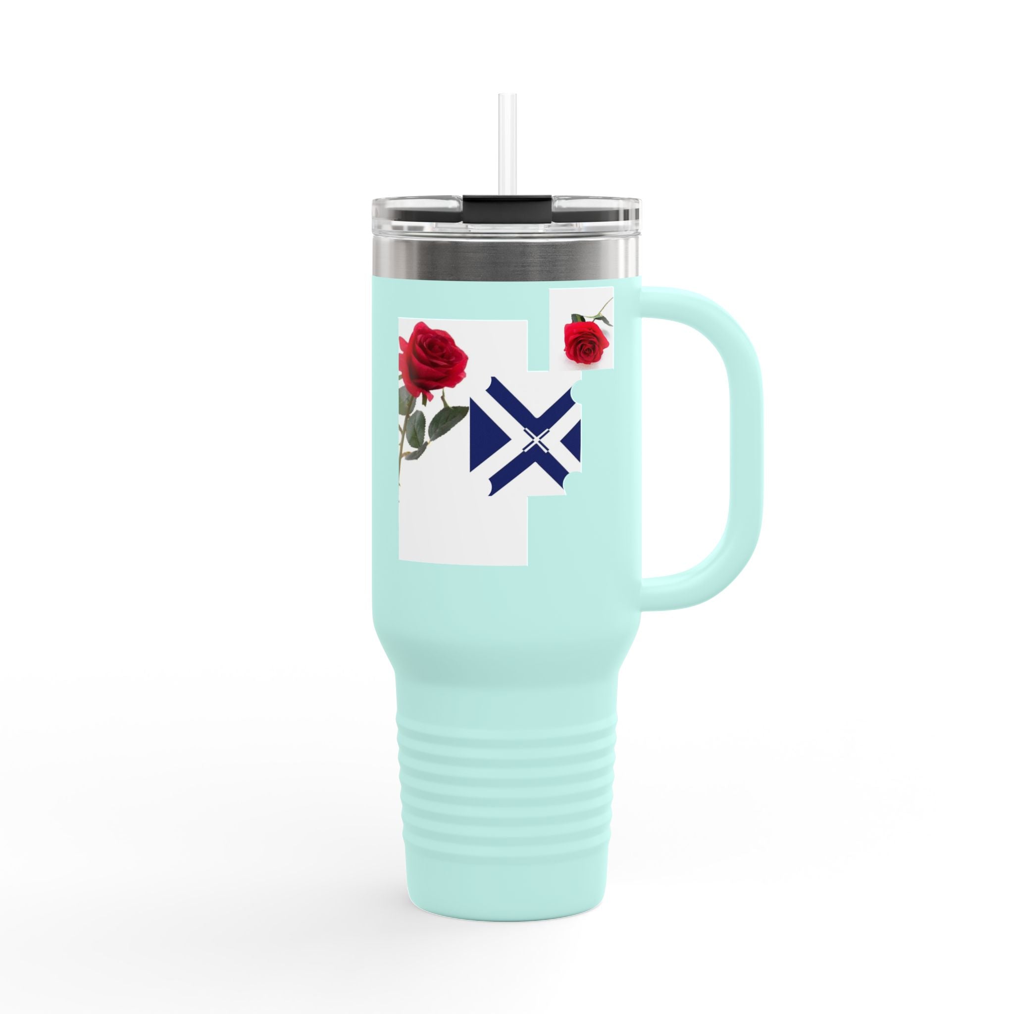 40oz Insulated Travel Mug — XT Rose Design
