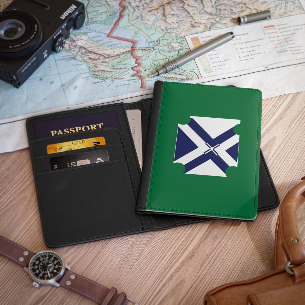 Xponet Saltire Boarding Pass Passport Cover — Travel Wallet for Scotland Lovers