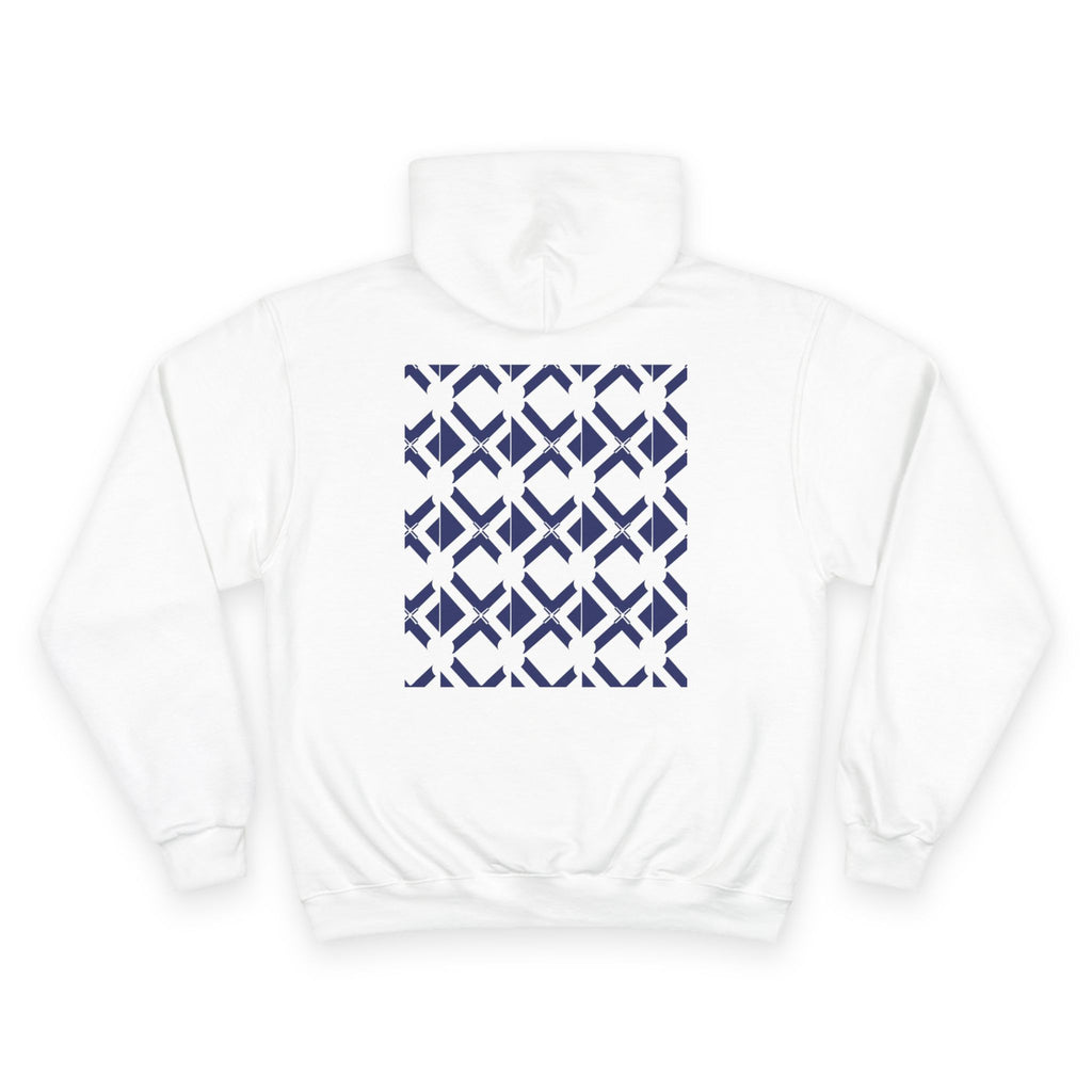 Geometric Navy Tile Hoodie