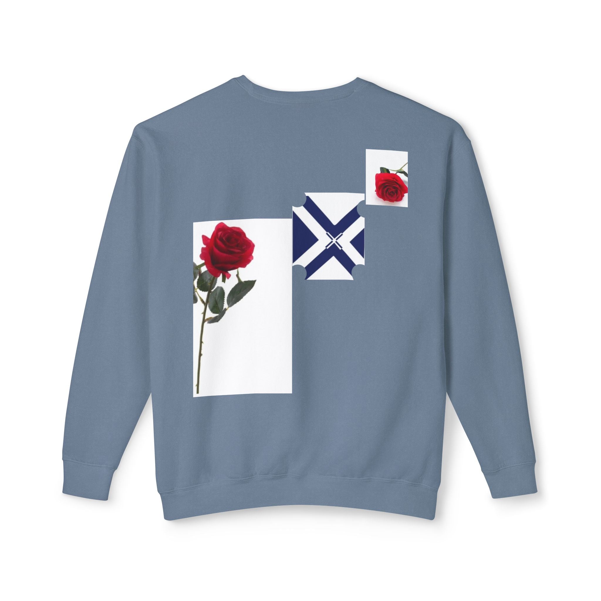 Rose & Saltire Crewneck Sweatshirt —XT Rose Graphic Sweatshirt
