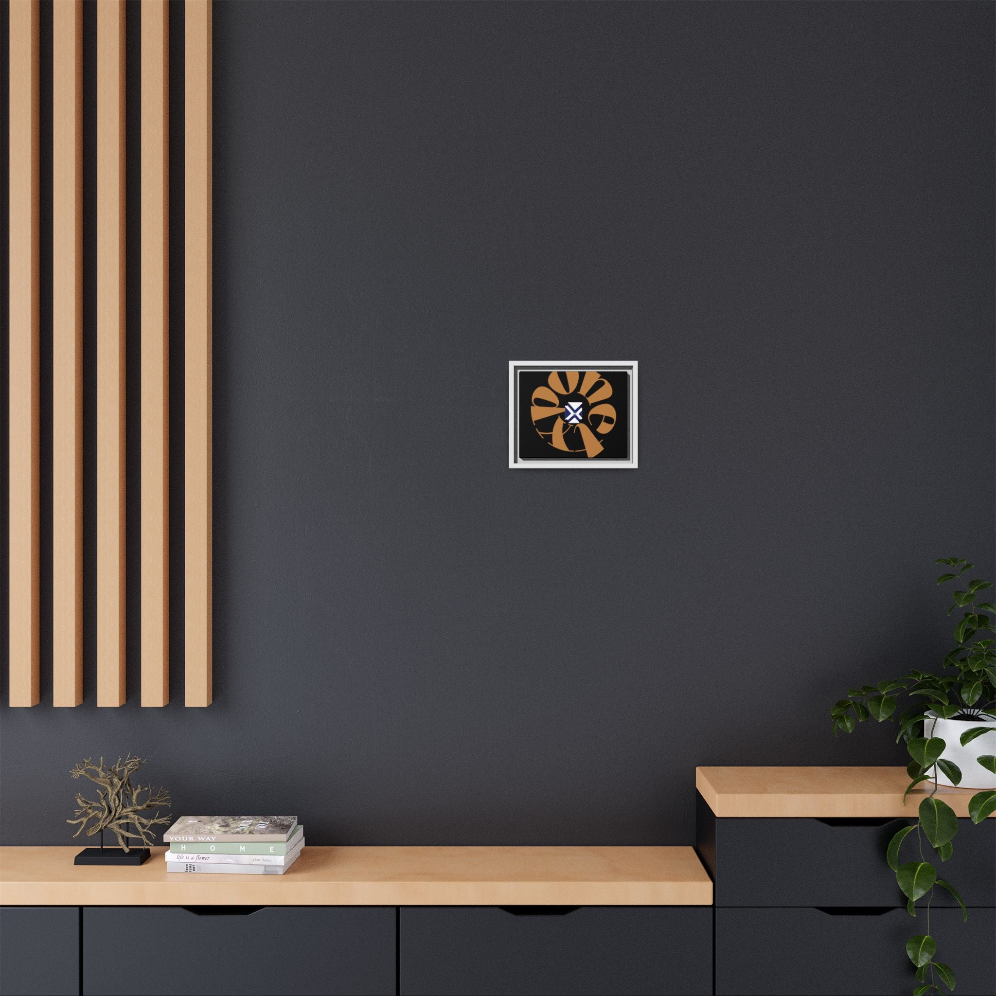 Matte Canvas, Framed (Multi-color)