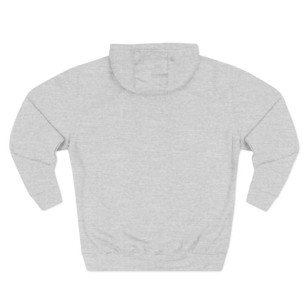 Minimalist Geometric Logo Hoodie — Small Center Chest Icon