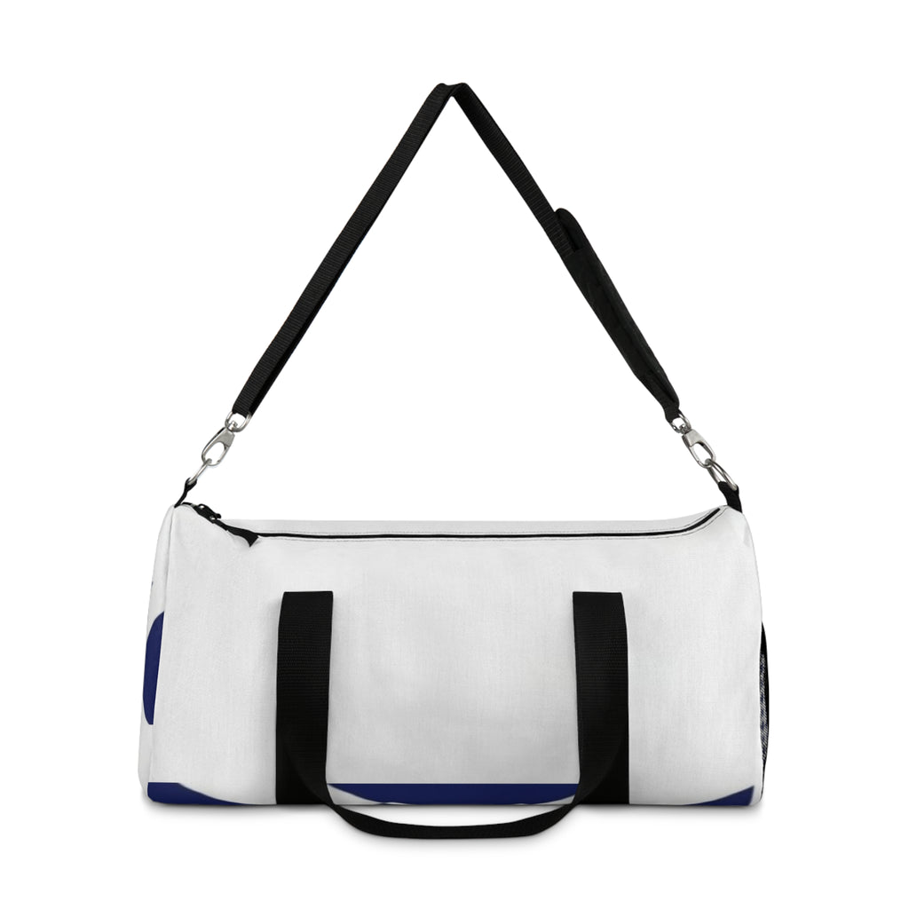 Navy Wave Duffel Bag — Travel & Gym Weekender