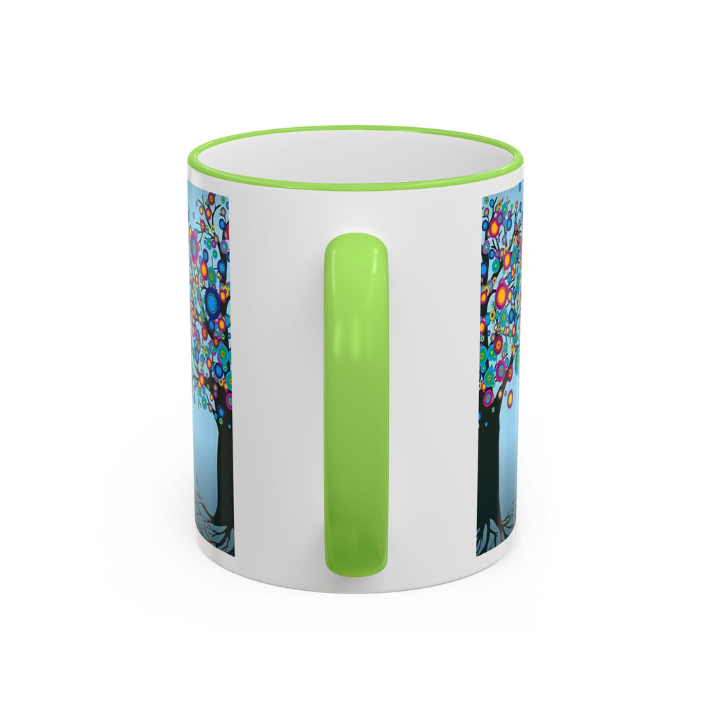 Xponet Mug with Colorful Tree of Life Design (11oz, 15oz)