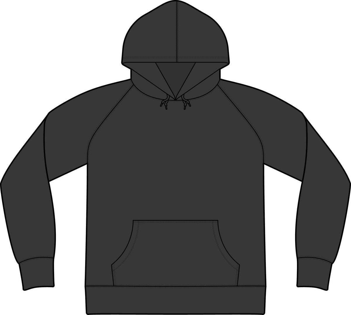 Unisex Icon Lightweight Loopback Terry Hooded Sweatshirt
