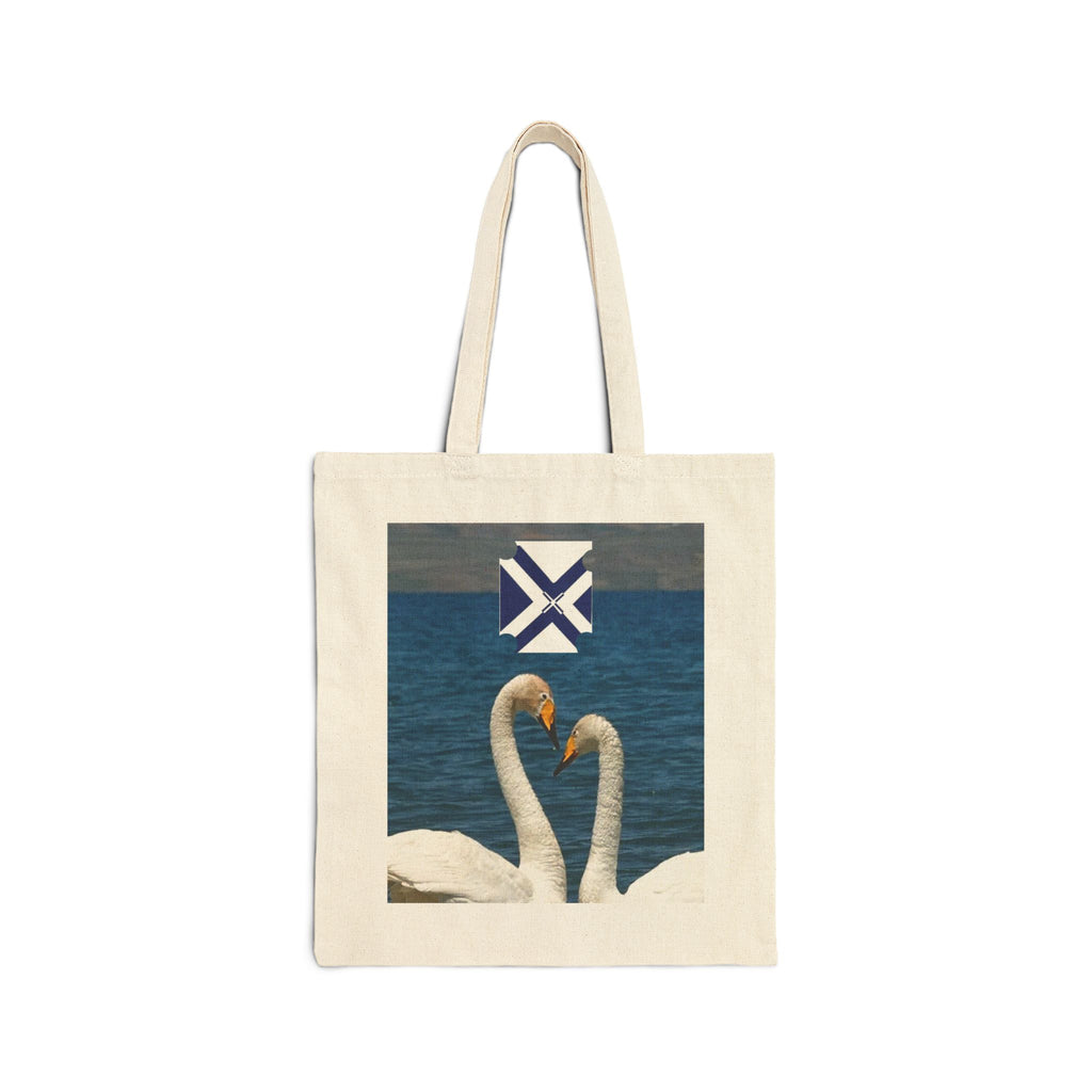 XT Cotton Canvas Tote Bag — Minimal Monogram Organic Market Tote