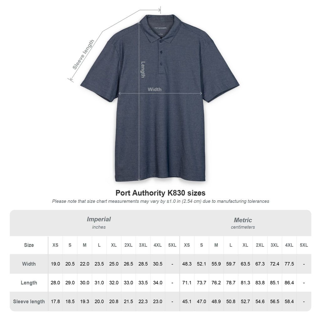 Port Authority® Fine Pique Blend Polo