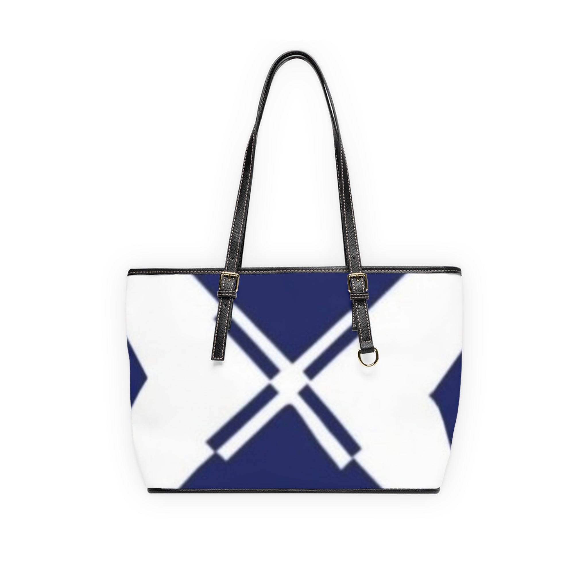 Nautical Crossed Oars PU Leather Shoulder Bag