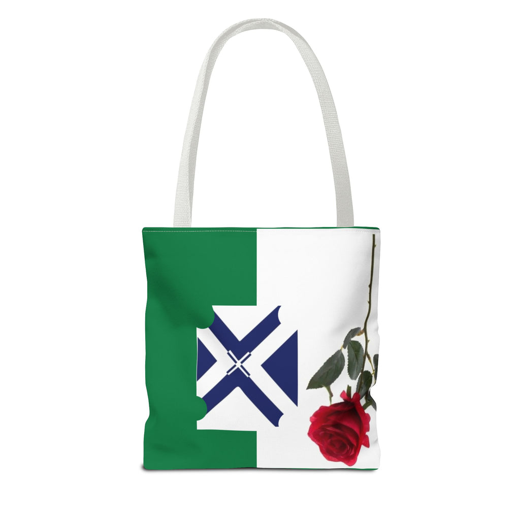 XT Rose Tote Bag — All-Over Print Floral Rose Design