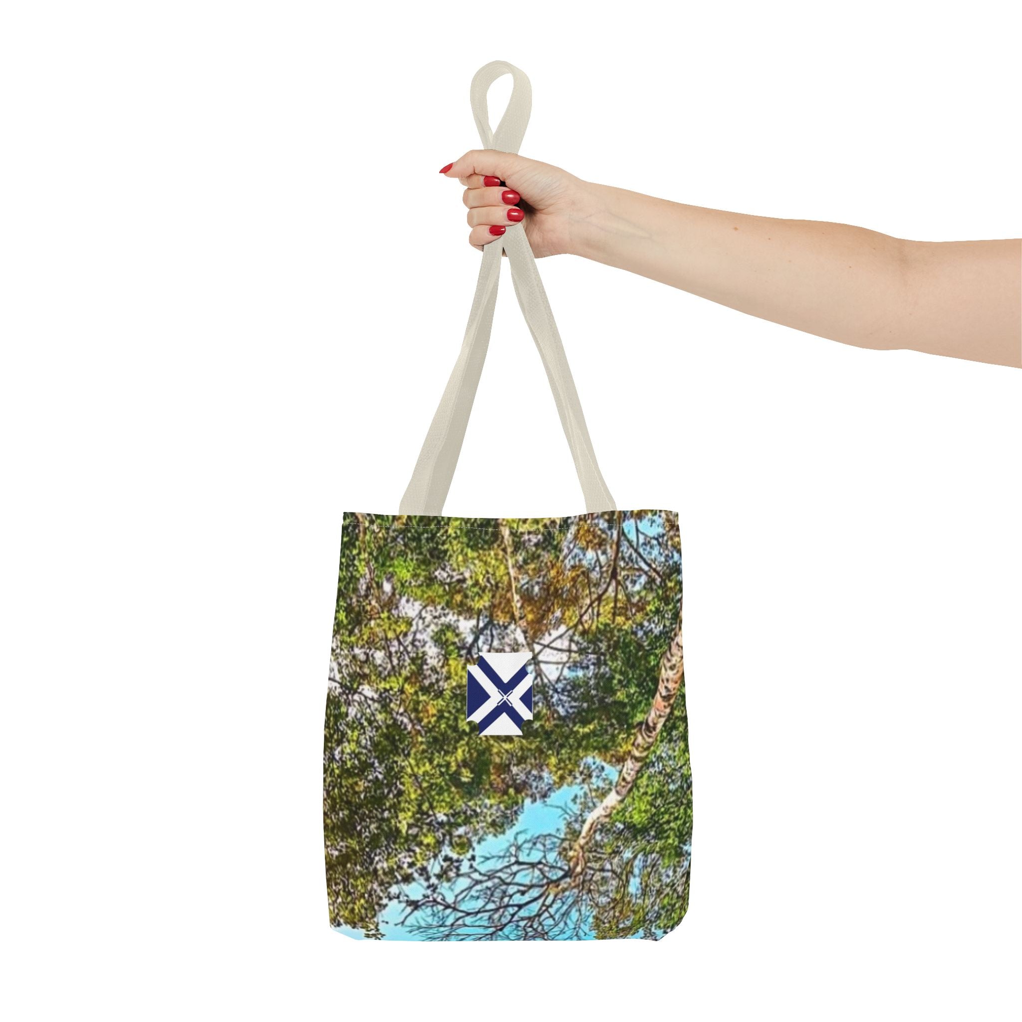 Canopy View Tote Bag — Botanical Sky All-Over Print