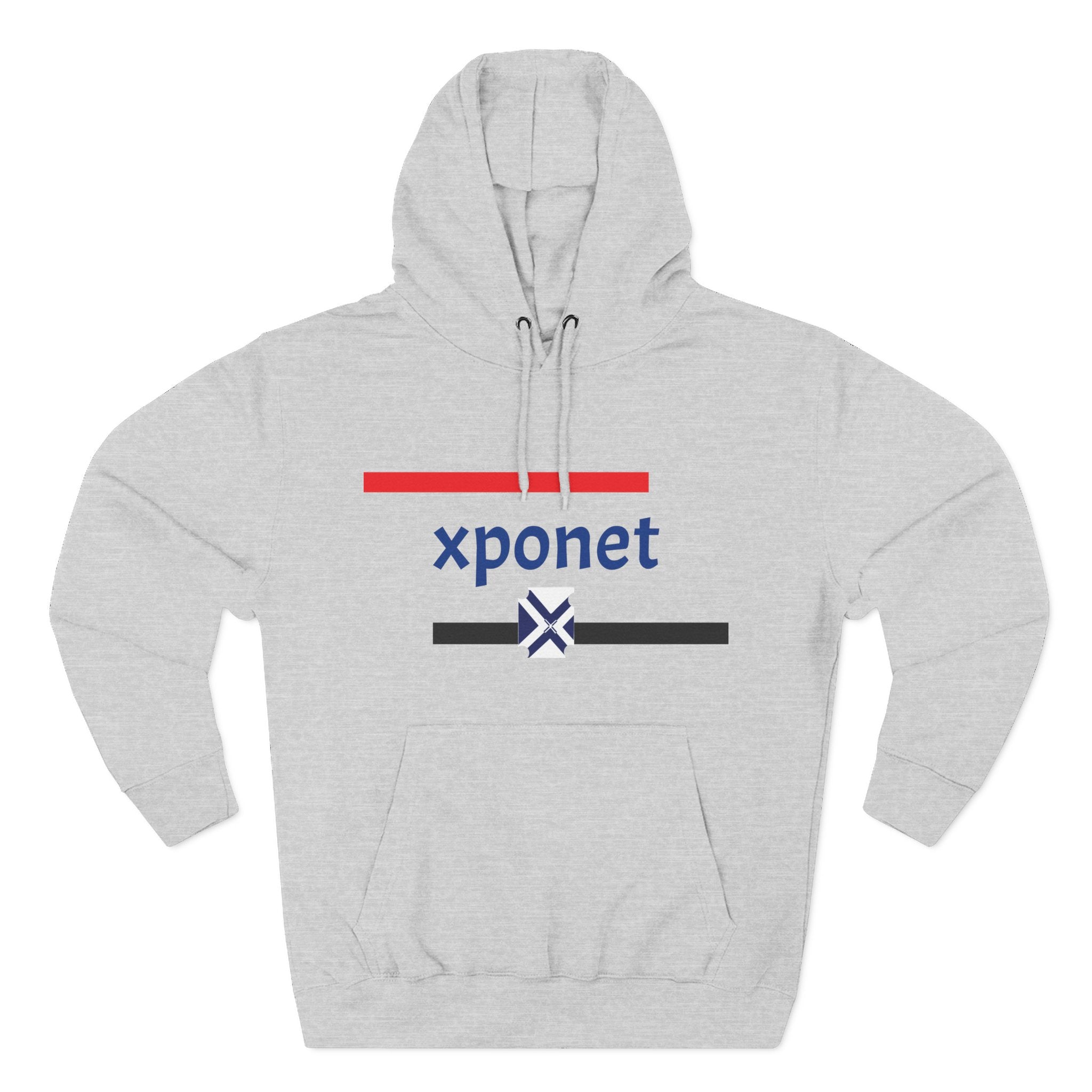 Three-Panel Fleece Hoodie