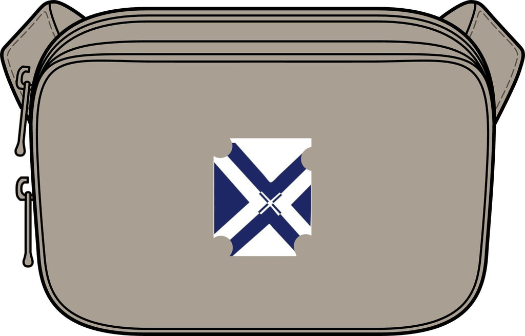 Matte Dual-Compartment Crossbody