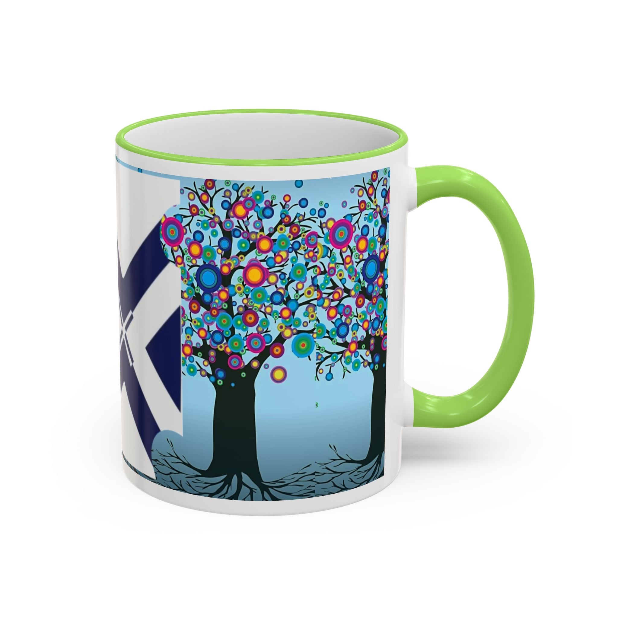 Xponet Mug with Colorful Tree of Life Design (11oz, 15oz)