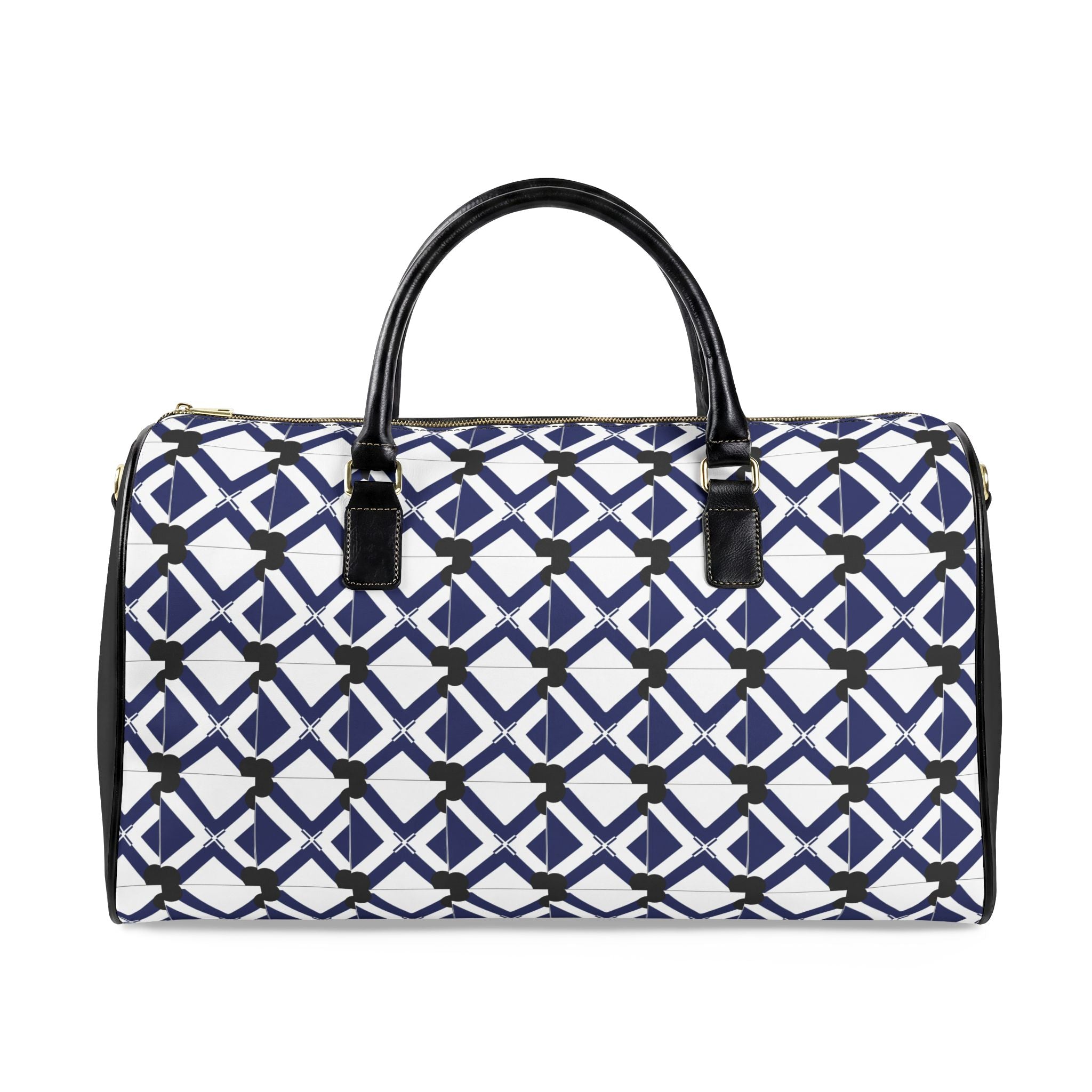 Faux Leather Travel Bag