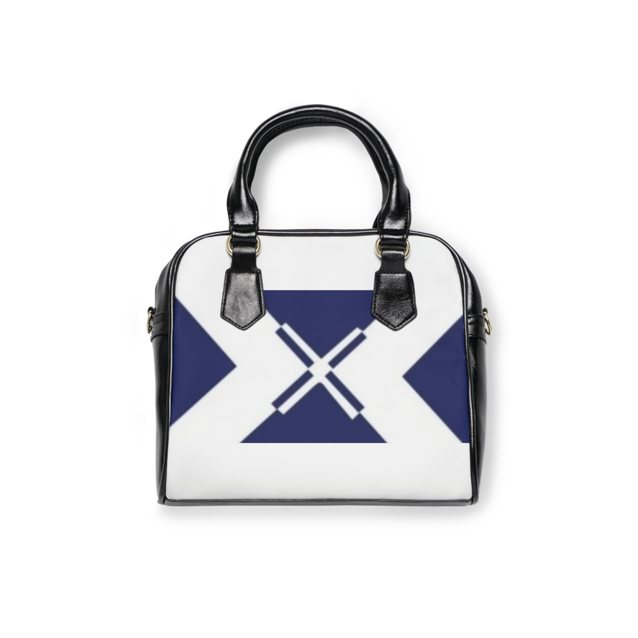 XT3  Shoulder Handbag — Navy Geometric Travel Purse