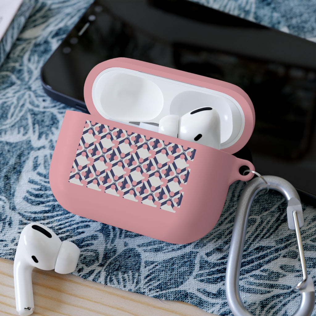 XT9 Blue Tile Pattern AirPods Case
