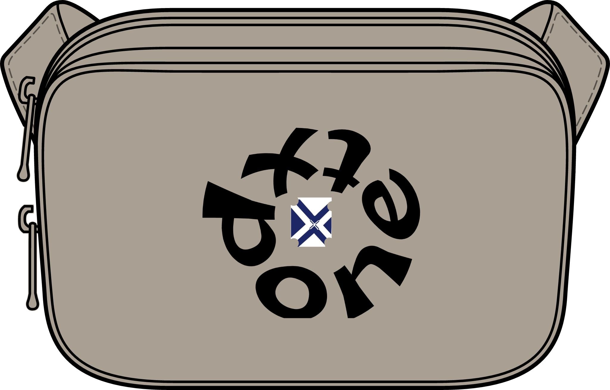 Matte Dual-Compartment Crossbody