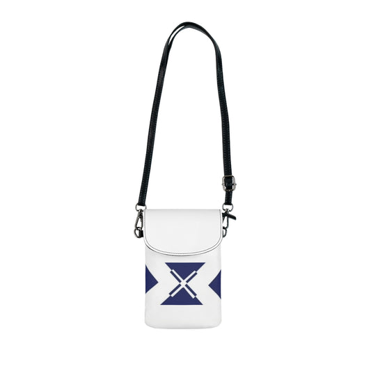 Cross Accent Small Cell Phone Wallet — Slim Crossbody Phone Pouch