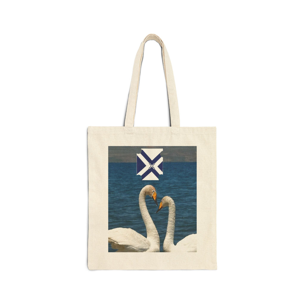 XT Cotton Canvas Tote Bag — Minimal Monogram Organic Market Tote