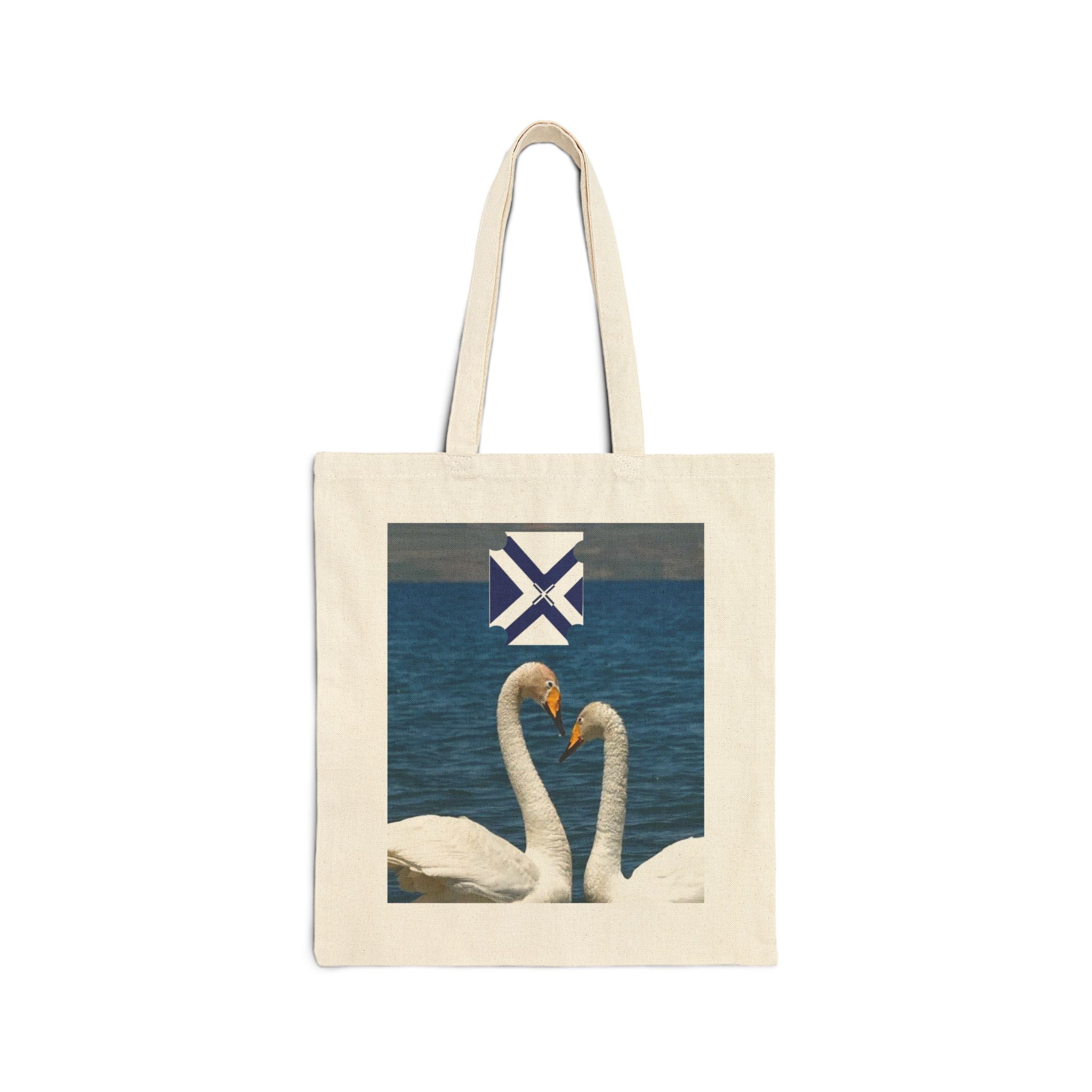XT Cotton Canvas Tote Bag — Minimal Monogram Organic Market Tote